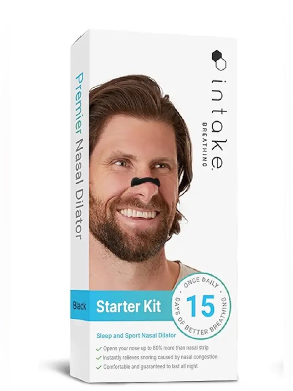 intake breathing sleep and sport magnetic nasal dilator starter set